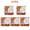 Miniatyrbild 1 av 5: 1~5 STK 1-påsk Cookie Cutter Bakverk Påskhare Kanin Molds Kökstillbehör Bakverktyg Barnpresent påsk Style C 5pcs