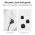 Miniatyrbild 5 av 5: Öronsnäckor In-ear-hörlurar kompatibla med Iphone 11 Pro Max Iphone X/xs/xr Iphone 8/8 Plus/7/7 Plus, trådbundna hörlurar Inbyggd mikrofon med kontroll black