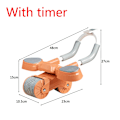 Miniatyrbild 1 av 6: 2 i 1 Abdomen Roller Abdominal Roller Exerciser A Orange timerD