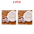Miniatyrbild 1 av 5: 1~5 STK 1-påsk Cookie Cutter Bakverk Påskhare Kanin Molds Kökstillbehör Bakverktyg Barnpresent påsk Style C 2pcs