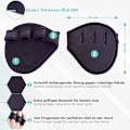Miniatyrbild 3 av 6: Lifting Palm Dumbbell Grips Pads Unisex Anti Skid Upgrade Version CAM free size