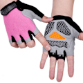 Miniatyrbild 1 av 6: Hantelhandskar Män Kvinnor Tyngdlyftning Gym Fitnes Upgraded Pink M