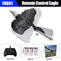 Miniatyrbild 1 av 6: RC Foam Plane 405mm Simulering Wingspan Eagle Aircraft 2.4G Radiokontroll Fjärrkontroll Glider Flygplan Leksaker för barn Pojkar FX651-1B