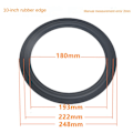 Miniatyrbild 6 av 6: Högtalarreparation Delar Tillbehör skumkant Folding Ring Subwoofer 4/5/6/8/10 tums bashögtalare Style H