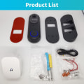 Miniatyrbild 6 av 6: 1080P Tuya Smart videodörrklocka 2,4GHz 5GHz WIFI trådlös dörrklocka Vattentät Night Vision Smart Home Video Intercom-kamera Option 9 EU plug