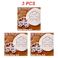 Miniatyrbild 1 av 5: 1~5 STK 1-påsk Cookie Cutter Bakverk Påskhare Kanin Molds Kökstillbehör Bakverktyg Barnpresent påsk Style C 3pcs