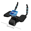 Miniatyrbild 6 av 6: Abdominal Exercise Roller Dual Wheel Design Abdomi Black with Timer