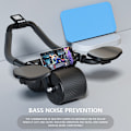 Miniatyrbild 2 av 6: Abdomen Roller med Timer Magmuskler Fitnes Black