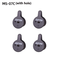 Miniatyrbild 1 av 6: ZTTO MTB 4 par halvmetalliska skivbromsbelägg för cykel för M8020 M6100 MT200 Universal E9 DB ER MT6 MT4 Cykeltillbehör MS-07C(HOLE)