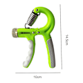 Miniatyrbild 1 av 6: Räknedynamometer Handgrepp Fitness Handgrepp 5-60 kg Handträning Gripper Gymutrustning Handledsrehabiliteringsutvecklare 10-60KG Green