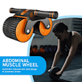 Miniatyrbild 4 av 6: ABS Wheel Roller Automatisk Rebound Buke Stum Buke Roller Training Tränare Armmuskler Kroppsbyggande Fitness Style C Red