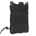 Miniatyrbild 1 av 6: 5,56/7,62 Dubbel magasinpåse Tactical AK AR M4 AR15 Enkel magasinsväska Gevär Pitol Molle Mag hölsterpåse för jakt CS single black