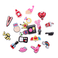 Miniatyrbild 8 av 8: 10 st Skoberlocker Cartoon Makeup Tool Skospänne Dekorationer F