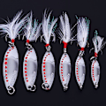 Miniatyrbild 1 av 8: Luya Långräckt Paljettbete 3-20G Med Krokfjäder Cocker Mou silvery Leech Sequins 10g