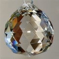 Miniatyrbild 5 av 8: 30 mm/40 mm hängande klarkristallbelysning Ball Prismor DIY Curtai 30MM