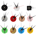 Miniatyrbild 2 av 8: Silent Quartz Watch DIY Wall Clock Movement Mechanism Parts Rep Sliver