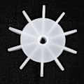 Miniatyrbild 6 av 8: Luftkompressor fläktblad 14 mm/0,5" inre hål 10 impeller 135 mm White