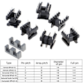 Miniatyrbild 3 av 8: 5 set EE25 4Pin 8P 10P Transformator Bobbin PC40 Ferrit Core Ver Horizontal 8Pin(4+4)