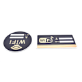 Miniatyrbild 8 av 8: WIFI-skylt 3D Akrylspegel Väggdekal Omskrivbar handstil Rectangle 15×30cm