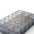 Miniatyrbild 6 av 8: Transparent flercellsdellåda i plast Komponent Elektronisk P A4