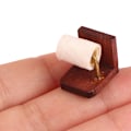 Miniatyrbild 7 av 8: 1:12 Dollhouse Miniature Tissue Paper Roll Paper with Stand Mod
