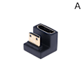 Miniatyrbild 1 av 8: 360 graders vinklad U-formad L-omvandlare Mini HD Hane till HDMI Ada A