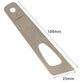 Miniatyrbild 7 av 7: Rostfritt stål Leathercraft Gumming Lim Tool DIY sömnad Läder Silver