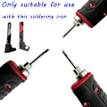 Miniatyrbild 6 av 8: Svetsning Lödtips för USB lödkolvshuvud E10 gränssnitt TIP-C