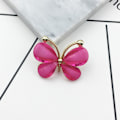 Miniatyrbild 1 av 8: 10st/ set harts Hantverk Butterfly flatback Scrapbooking för fon Rose red