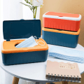 Miniatyrbild 7 av 8: Desktop Tissue Box-hållare Dammtät Dispenserhållare för våtservetter Blue