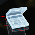 Miniatyrbild 6 av 6: AAA/AA till C/D batterikombination batteriförvaringsbox Adapter C White 1pcs