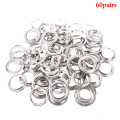 Miniatyrbild 1 av 8: 10/30/60 par 4 cm innerdiameter runt hål gardinring 60pcs