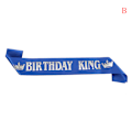 Miniatyrbild 6 av 8: Födelsedag King Sash för män Pojke Grattis på 16:e 18:e 20:e 30:e födelsedagen D