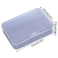 Miniatyrbild 8 av 8: 2 ST Game Card Transparent Box Smycken Förvaring Container Board 2PCS
