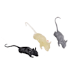 Miniatyrbild 4 av 8: 2st Joke Toy Mock Plastic Mouse Prank Trick black