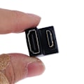 Miniatyrbild 5 av 8: 360 graders vinklad U-formad L-omvandlare Mini HD Hane till HDMI Ada A