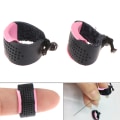 Miniatyrbild 1 av 8: Justerbar Läder Fingerborg Patchwork Finger Protector arbete Sewi