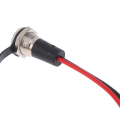Miniatyrbild 7 av 8: Vattentät 5,5 x 2,1 MM DC power Honkontakt Panelfäste