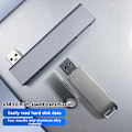 Miniatyrbild 3 av 7: USB3.0 Hub 4 Portar Förlängd Plug Slim Portable USB Splitter Lap