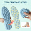 Miniatyrbild 4 av 8: 1Par Massage Memory Foam Innersulor För Sko Sula Andas Cus 41-42