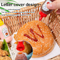 Miniatyrbild 6 av 8: Mini portabel liten såsbehållare Tomatssåssalladsdressing Honey