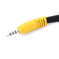 Miniatyrbild 8 av 8: 1st 3,5 mm mini aux hane stereo till 3 RCA hona eller video AV-adapter