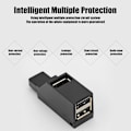 Miniatyrbild 5 av 8: Trådlös USB 3.0 HUB Adapter Extender Mini Splitter Box 3 portar USB 3.0 Balck
