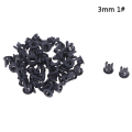 Miniatyrbild 1 av 8: 50 st 3mm/5mm plast LED-hållare Clips-Bezels Mounts Cases Hou 1#  3mm