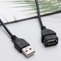 Miniatyrbild 8 av 8: USB 2.0 förlängningskabel 0,6m/1m/1,5m trådbunden dataöverföring Li 1.5m