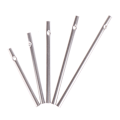 Miniatyrbild 3 av 8: 5 st Olika längder Wind Chime Tubes Set Silver Tone Wind Chi