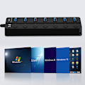 Miniatyrbild 8 av 8: USB HUB 3.0 USB 2.0 Hub Multi USB Expander Splitter High Speed A1