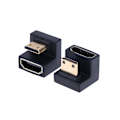 Miniatyrbild 2 av 8: 360 graders vinklad U-formad L-omvandlare Mini HD Hane till HDMI Ada A