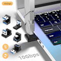 Miniatyrbild 2 av 8: USB 3.0 Typ C-adapter A hane till typ C honkontakt OTG Co D