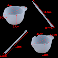 Miniatyrbild 3 av 8: 1 Set Mix Cup Sticks Form Epoxihartsverktyg gör-det-själv smycken C